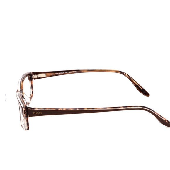 NEW EMILIO PUCCI EP2649 204 51/15/135 BROWN CHOCOLATE EYEGLASSES - Picture 3 of 3